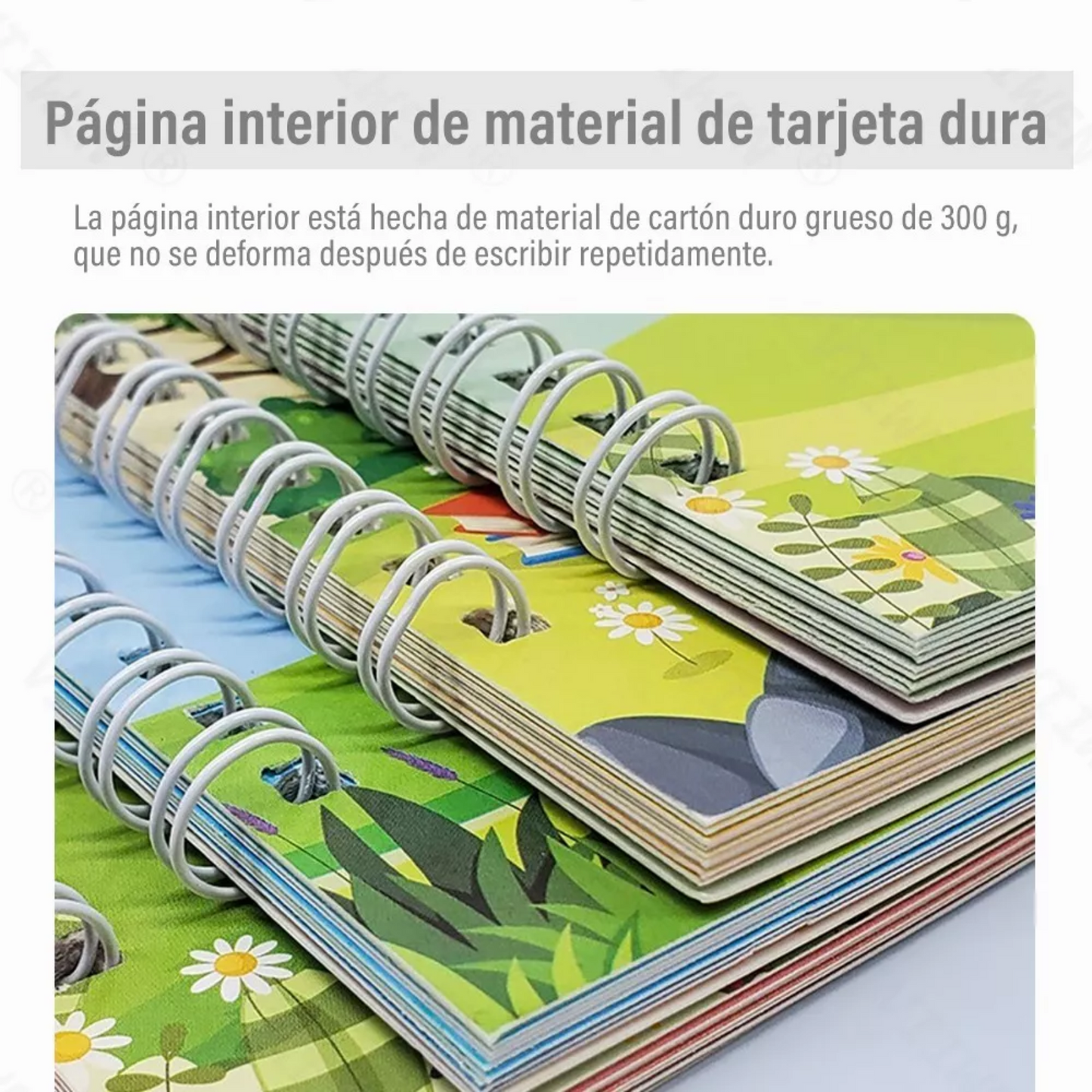 Pack de 4 Cuadernos Mágicos Caligrafía Montessori