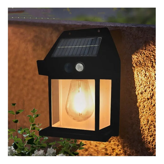 2 Lámparas de pared solar para exteriores