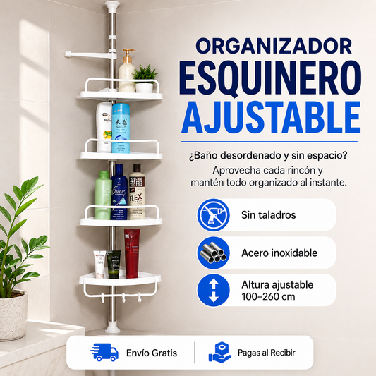 ESQUINERO DE DUCHA AJUSTABLE
