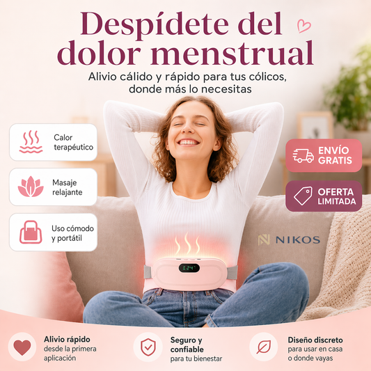 Cinturón Dolor Menstrual Termico Masajes