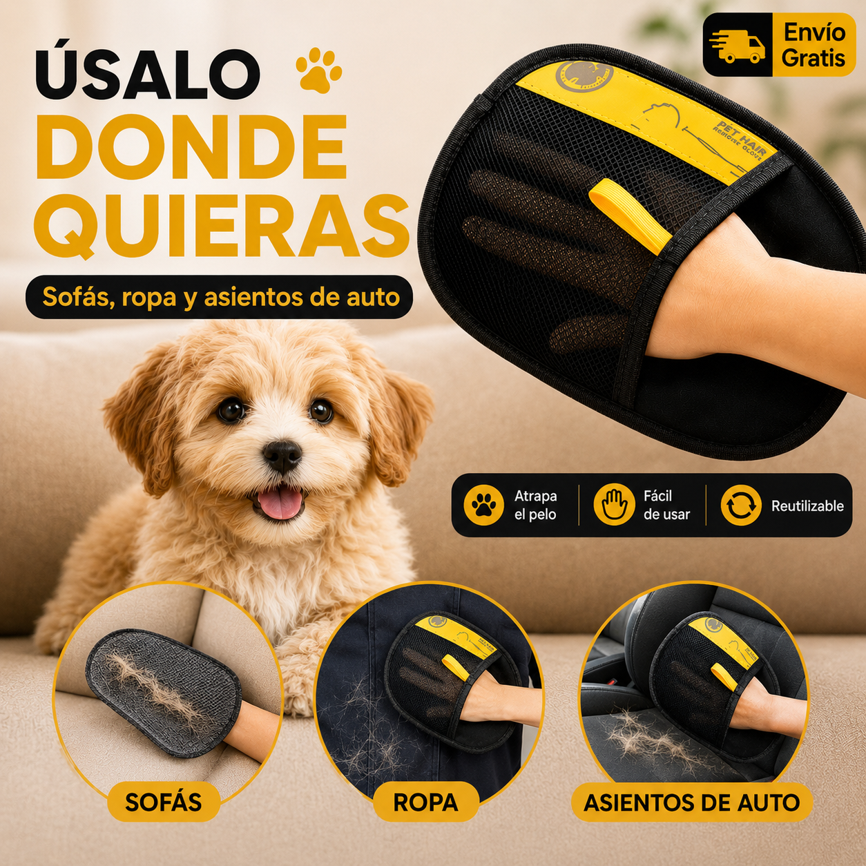 GUANTE MAGIC QUITA PELOS